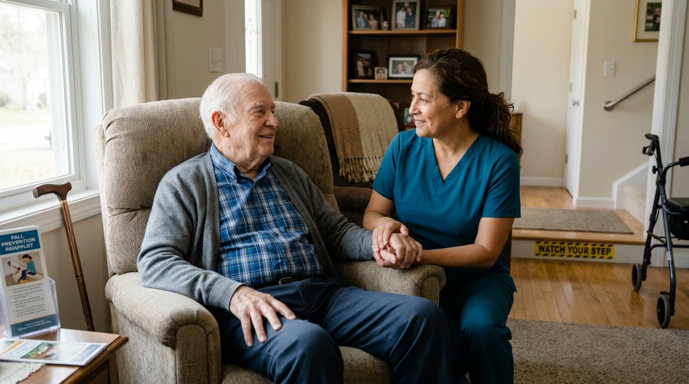 Elderly Care at Home: Practical Fall Prevention & Compassionate Dementia Support
