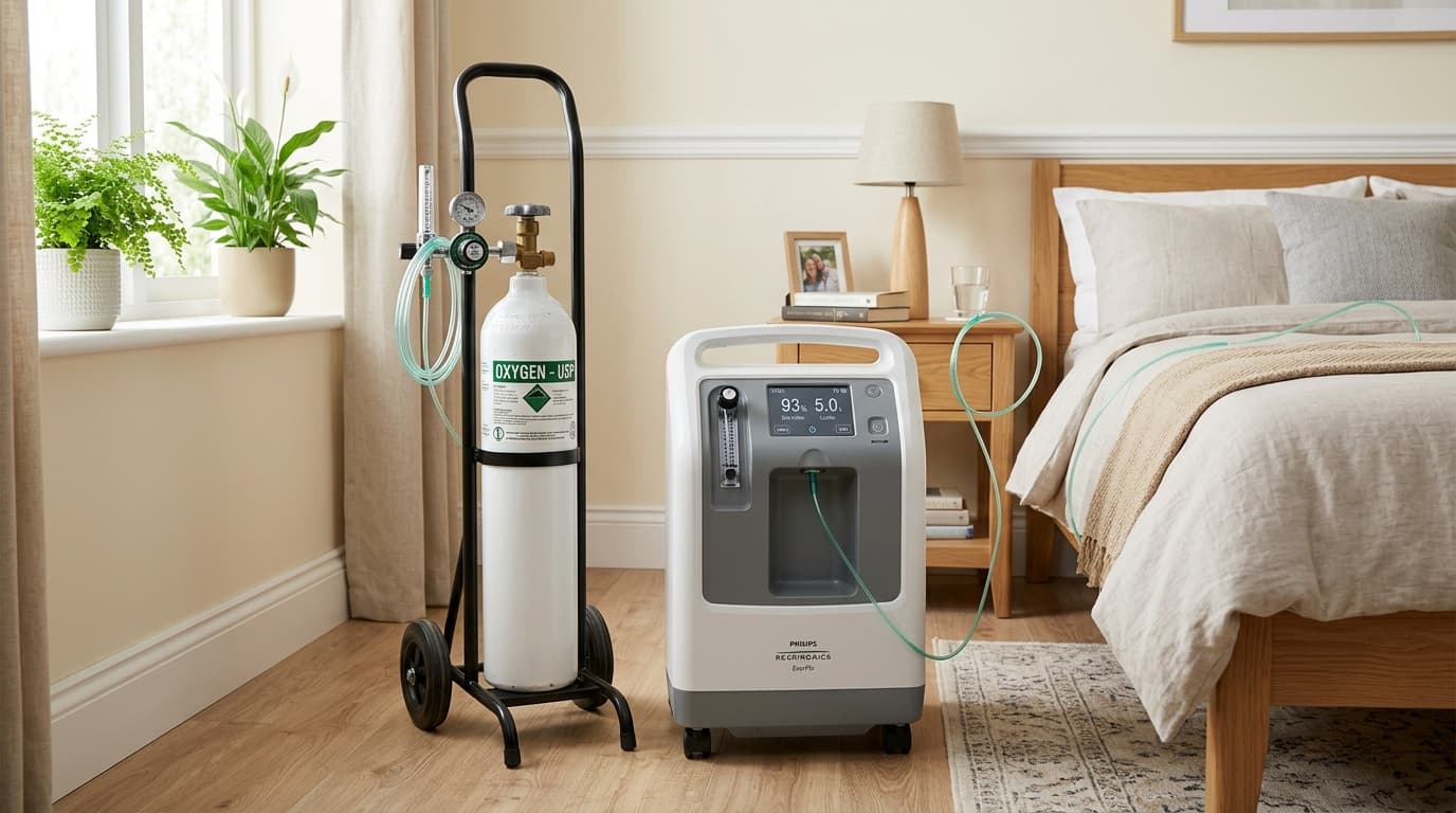 Oxygen Concentrator vs. Cylinder on Rent: Which is Better for Home Care?